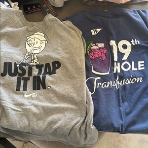 2 Fun Golf Themed Shirts